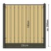 Hout-betonschutting grijs i.c.m. tuinscherm Red class wood 21-planks